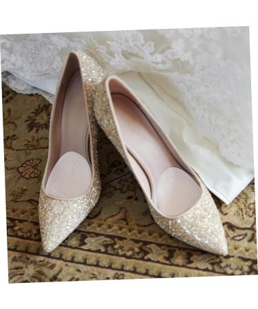 FOMIYES 16 Pairs High Heels Mats - Arch Support Silicone Foot Pads for Women's Dress Shoes | Self-Adhesive Forefoot Protectors - Buy Online on GoSupps.com