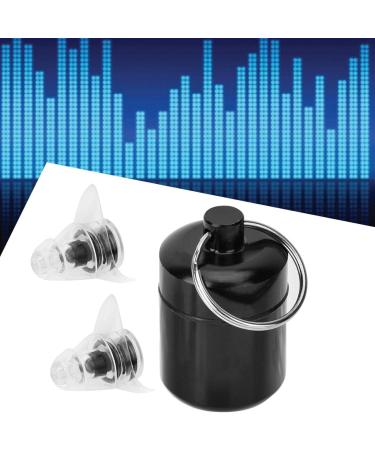 Sonew High Fidelity Ear Plugs for Concerts - 27dB Noise Reduction Earplugs with Case - Black - Buy Online on GoSupps.com