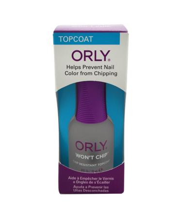 Orly Top Nail Coat, Won't Chip, 0.6 Ounce