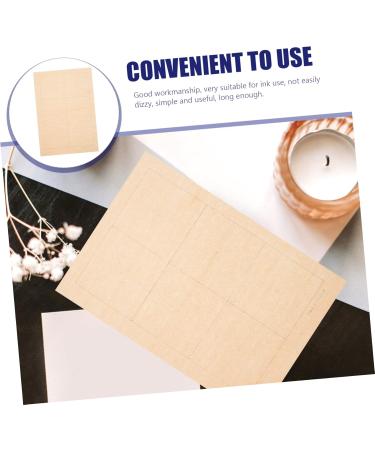 NUOBESTY Rice Paper 100 Sheets Grid Daily Lesson Paper Student Half-baked China Chinese Calligraphy Writing Paper As Shown 1 0.01X23X33CM - Buy Online on GoSupps.com