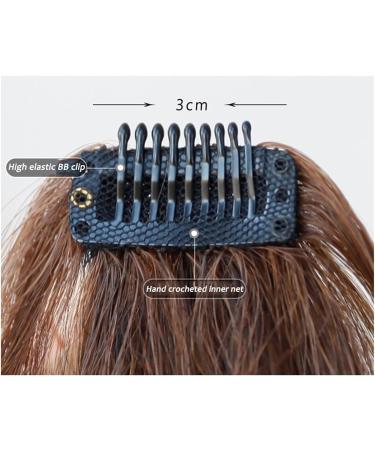 Bangs Curly Hair Bangs Clip Natural Style Black Dark Brown Light Brown Synthetic Heat-Resistant Fiber Suitable for Women for Women Curved Bangs for Daily Wear (Color : T1B/613) - Buy Online on GoSupps.com