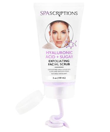 Hydrating Hyaluronic Acid & Sugar Face Scrub - 5 Oz - Buy Online on GoSupps.com