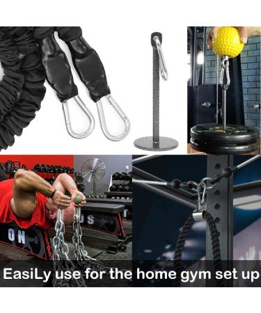 3.15 & 4 Stainless Steel Carabiner Hooks - Heavy Duty Clips for Gym Equipment - 2pcs - Buy Online on GoSupps.com