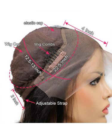 Lace Front Wigs for Black Women - 16 Synthetic Bob Kinky Curly Brazilian Remy Human Hair 150% Density Glued-Free - Buy Online on GoSupps.com