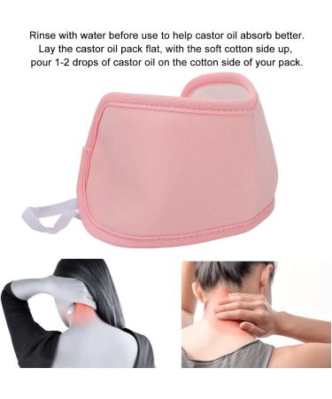 Reusable Castor Oil Pack for Thyroid Health | Adjustable Neck Wrap | Washable & Eco-Friendly Compress - Buy Online on GoSupps.com