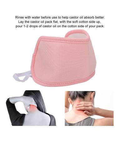Organic Reusable Castor Oil Pack for Neck - Adjustable Straps Promotes Blood Circulation Washable Oil Pack - Buy Online on GoSupps.com