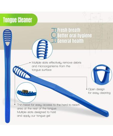 VeriFresh Fresh Breath Kit with Tongue Scraper & Cleaning Gel - All Natural Treatment for Bad Breath - Buy Online on GoSupps.com