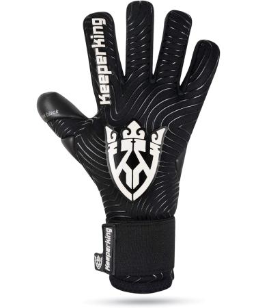 Keeperking Goalkeeper Gloves - Professional Adult Football Gloves with 4mm Grip | Unisex & Junior Sizes | Multiple Colors Available - Buy Online on GoSupps.com