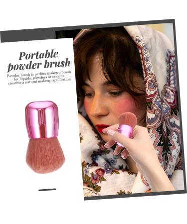 Mushroom Head Dust Brush - Travel-Friendly Eye Shadow & Foundation Brush for Loose Beauty Blush & Powder | Artificial Fiber Makeup Brush - Buy Online on GoSupps.com
