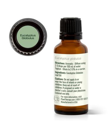 Plant Therapy Eucalyptus Globulus Essential Oil 30 mL (1 oz) for Diffuser Skin Hair Aromatherapy DIYs and Clear Breathing 100% Pure Undiluted Therapeutic Grade - Buy Online on GoSupps.com