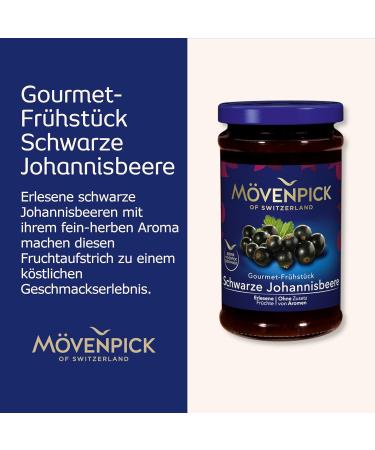 M venpick Gourmet Blackcurrant Fruit Spread - Premium 250g for International Shipping | Delicious Breakfast Topping - Buy Online on GoSupps.com