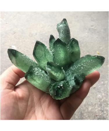 Natural Crystal Rough 1 pcs Beautiful Green Ghost Phantom Quartz Crystal Cluster Rock Stones Crystals Reiki Specimen Minerals Reiki Decoration 400-500g - Buy Online on GoSupps.com