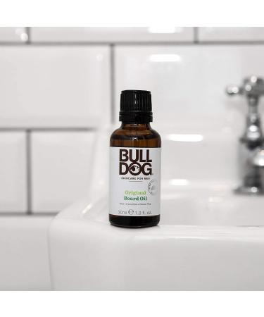 Bulldog Men's Beard Oil - Natural Aloe, Camelina & Green Tea - 1 Fl. Oz. - Buy Online on GoSupps.com