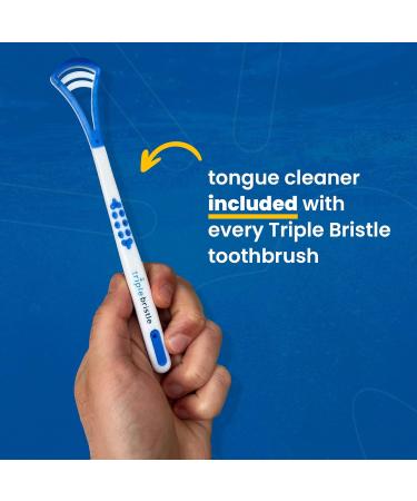 Triple Bristle Kids Sonic Toothbrush - 3 Sided Rechargeable Toothbrush | Dentist Approved | Fun Stickers & Rewards | Best for Kids' Dental Care - Buy Online on GoSupps.com