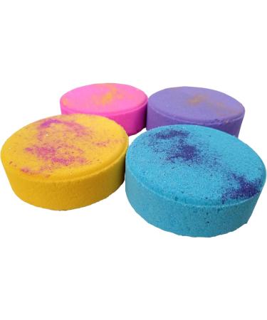 Set of 4 Perfume Inspired Bath Bombs - Handmade - Alien Black Opium Miss Million Angel - Buy Online on GoSupps.com