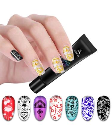 Biutee Nail Stamping Gel Polish Set - 8 Colors 8ML UV LED Gel for Stamping Plates - 0.25 Fl Oz (Pack of 8) - Buy Online on GoSupps.com