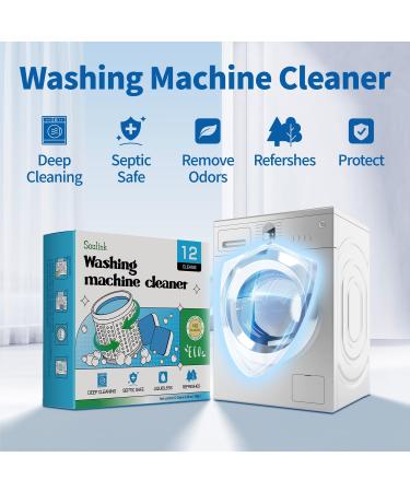 Soulink Washing Machine Cleaner with Odor Blasters - 12 Deep Cleaning Tablets for HE Front & Top Load Washers - International Shipping Available - Buy Online on GoSupps.com