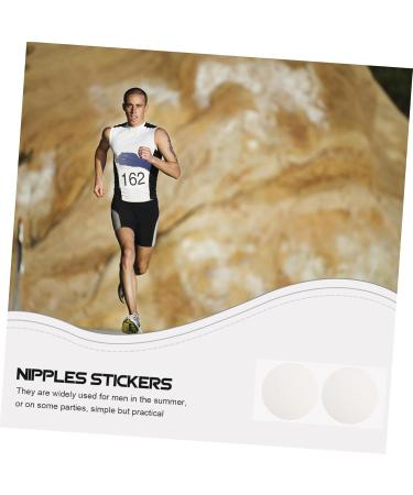 Healeved 50 Pairs Men's Nipple Stickers - Breathable Nipple Protection Pads for Sports & Running - 3.5x3.5cm - Buy Online on GoSupps.com