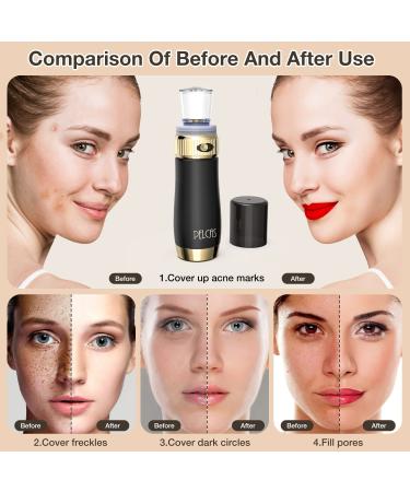 PELCAS Cordless Airbrush Professional Makeup Kit - Rechargeable Mini Airbrush Gun for Face and SPA 35ML - Buy Online on GoSupps.com