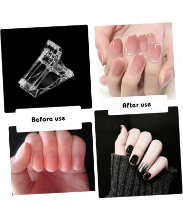 Beavorty 1 Set Nail Extension Set Nails Accessories Nail Form Clip Nail Extension Tip Nail Extension Brush Nail Tip Clip Finger Extension Brush Manicure DIY Tool Double Head Extend Plastic - Buy Online on GoSupps.com