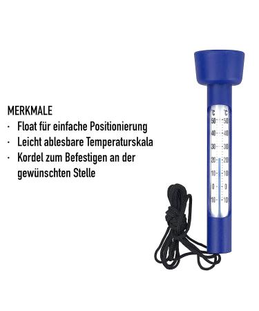 Buy Floating Pool Thermometer | Analog Water Temperature Gauge for Spa & Whirlpool | Accurate & Durable Swimming Accessories - Buy Online on GoSupps.com