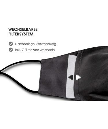 Silkist Unisex Silk Mouth Protection Mask | 100% Silk 3-Layer Adjustable Reusable Breathable Skin-Friendly - Cooling Anthracite - Buy Online on GoSupps.com