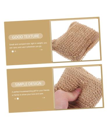 Healeved Men's Bath Essentials: Exfoliating Bath Wipe Loofah Body Scrub Sponge & Natural Ramie Towel for Ultimate Cleanse - Buy Online on GoSupps.com