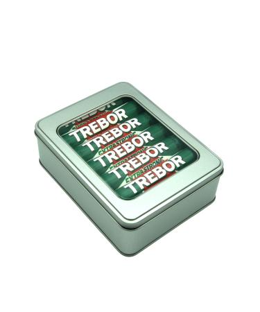 Trebor Extra Strong Mints in a Tin x 14 Tubes x 14 x 42g Tubes Bundle with Silver Refillable Window Lid Tin - Buy Online on GoSupps.com