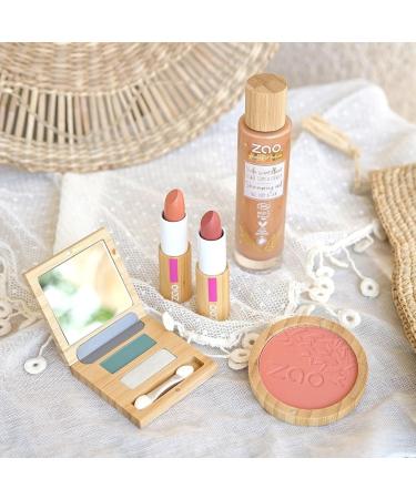 Zao Classic Pink Lipstick - Lustrous Moisturizing & Ultra Pigmented - Long Lasting Makeup - Organic Pomegranate & Shea Butter - 3.5g (462 Old Pink) - Shop Internationally - Buy Online on GoSupps.com