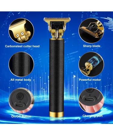 Premium Cordless Hair Clippers for Men - Rechargeable T Blade Trimmer & Beard Shaver Kit with Guide Combs - International Shipping Available - Buy Online on GoSupps.com