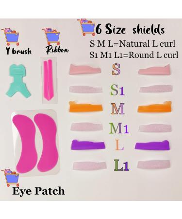 Buy Lash Lift Shields L Curl - Silicone Perming Rollers & Tinting Pads for Perfect Lash Lift & Lamination | International Shipping Available - Buy Online on GoSupps.com