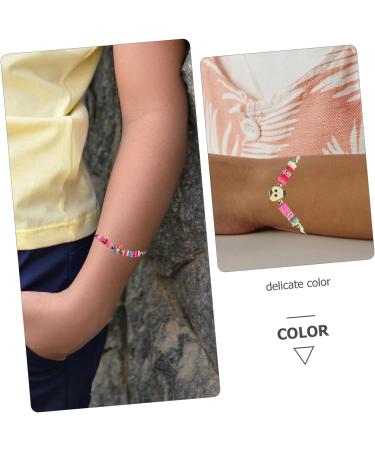 WOONEKY 12pcs Dragon Fruit Bracelet Beaded Stretch Bracelets Charms Bracelet Bohemian Bracelets Multi-layer Stackable Bracelets Women Wrist Jewelry Polymer Clay Friendship Elastic Child - Buy Online on GoSupps.com