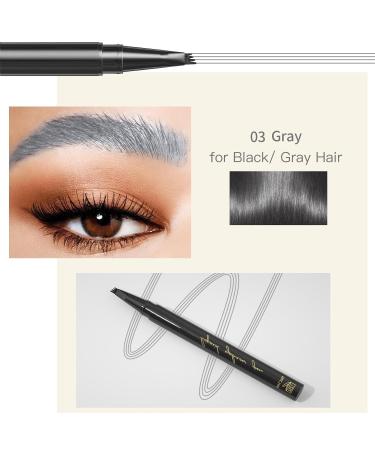 Shop Housn Eyebrow Pencil - Waterproof Long-Lasting Microblading Gray-03 for Perfect Brows | International Shipping Available - Buy Online on GoSupps.com