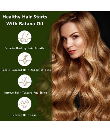 Raw Batana Oil for Hair Growth | 100% Natural & Organic | Prevents Hair Loss & Repairs Damaged Hair | 3.4 OZ - Dr. Sebi's Formula - Buy Online on GoSupps.com