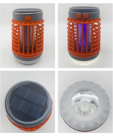Buggs Zapper Outdoor LED UV Light Mosquitoes Zapper for Outdoor Indoor Waterproof Mosquitoes Killers Portable Solar and USB Charging Buggs Zapper for Home Camping Use - Buy Online on GoSupps.com