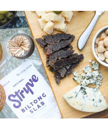 Stryve Biltong Charcuterie Slab - Original Flavor 8oz | High-Protein Snack - Buy Online on GoSupps.com