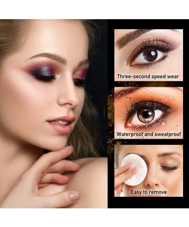 Reusable Self Adhesive Waterproof False Eyelashes - Easy to Apply, No Eyeliner or Glue Needed - Natural Look - Perfect Gift for Women (2 Pairs) - Buy Online on GoSupps.com