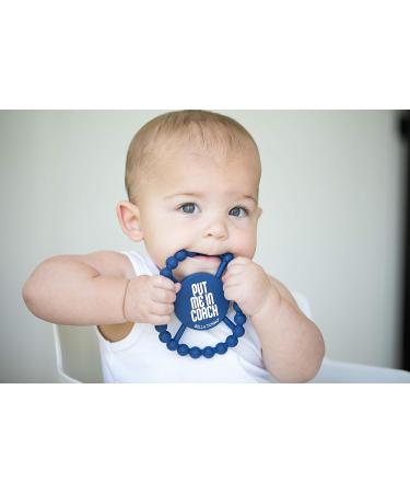 Bella Tunno Happy Teether for Boys - Non-Toxic Silicone Teething Ring - Buy Online on GoSupps.com