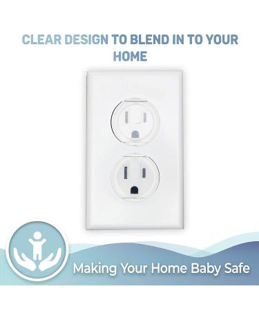 Budding Sprout Clear Outlet Protectors (40-Pack) Child-Proof Electrical Protector Safety Caps - Buy Online on GoSupps.com