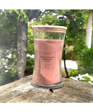 Elegant Hourglass Candle 22oz - Dark Roasted Vanilla | Premium Soy Wax | International Shipping Available - Buy Online on GoSupps.com