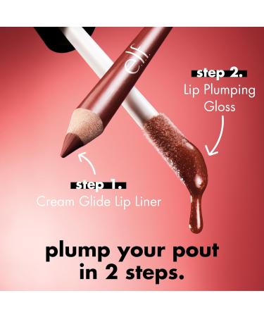 e.l.f. Lip Plumping Gloss - Volumizing & Hydrating Pink Cosmo 0.09oz | International Shipping Available - Buy Online on GoSupps.com