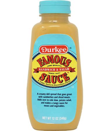 Durkee Famous Sandwich & Salad Sauce - 12 oz Pack of 3 with By The Cup Spreader - Buy Online on GoSupps.com