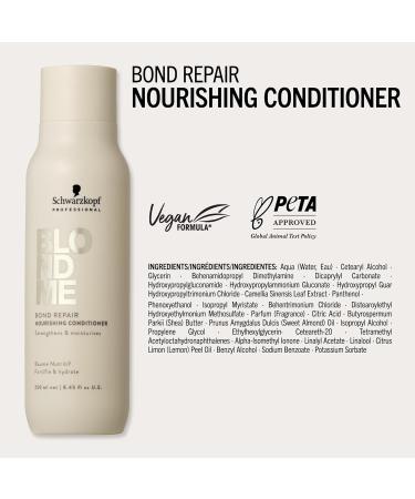 Schwarzkopf Professional BLONDME Bond Repair Nourishing Conditioner Apr s Shampooing Formule L g re Th Blanc Profond ment Nourrissant Hydratant Et D m lant 250 ml - Buy Online on GoSupps.com