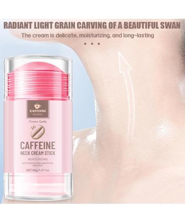 BSMKCL Caffeine Neck Cream Stick for Face & Neck Neck Firming Cream Anti Aging Smoothes Wrinkles Fine Lines Skin Soft Smooth Skin Tightening and Lifting Loose & Sagging Skin On Face Neck D collet  - Buy Online on GoSupps.com