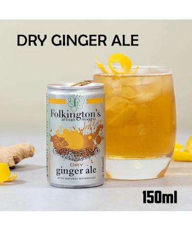 Folkington Soda & Tonic Water Pick N Mix - Choose From 5+ Flavours |Ginger Ale FP Soda FP Tonic FP Tonic Light FP Lemonade FP | Gift Set for Water Lovers Pack 4 x 150ml Pack of 4 - Buy Online on GoSupps.com