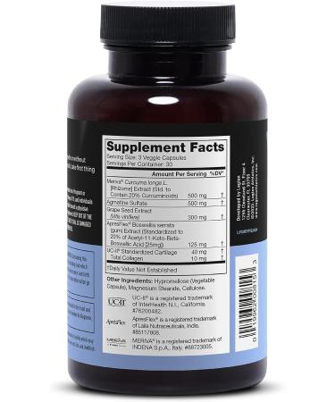 Legion Fortify Joint Support - Natural UC-II & Curcumin Joint Pain Relief Supplement (90 Capsules) - Buy Online on GoSupps.com