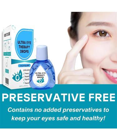 Ultra Eye Therapy Drops - Soothing Eye Care Liquid for Eye Fatigue & Cloudy Vision - 2PC - Buy Online on GoSupps.com