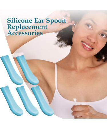 Ear Wax Removal Replacement Silicone Tips Ear Cleaning Tools Ear Care Tools with Storage Box Reusable Ear Spoon Tips for Wet or Dry Earwax Cleaning - Buy Online on GoSupps.com