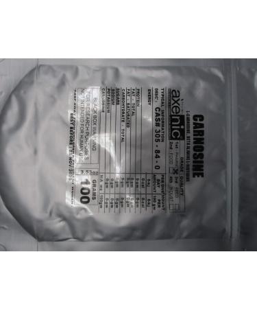 100 Grams CARNOSINE l-carnosine beta-alanyl-L-histidine Powder