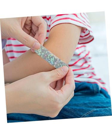 Didiseaon 20pcs Extra Large Cartoon Bandages - Glitter Plasters for Girls | Bulk First Aid Supplies for Lovely Travel - Buy Online on GoSupps.com